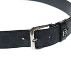 Gucci Interlocking Belt with Detail Black — view 4