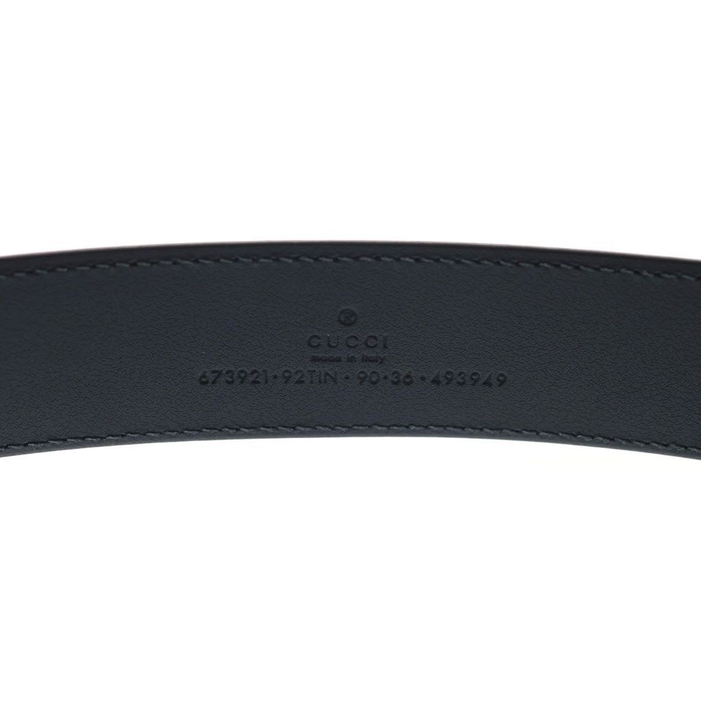 Gucci Interlocking Belt with Detail Black — view 5
