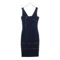 Dior Multi Zip No Sleeve Blanc Dress Navy 38