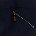 Dior Multi Zip No Sleeve Blanc Dress Navy 38 — view 5