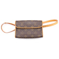 Louis Vuitton Monogram Pochette Florentine Waist Bag Leather Brown