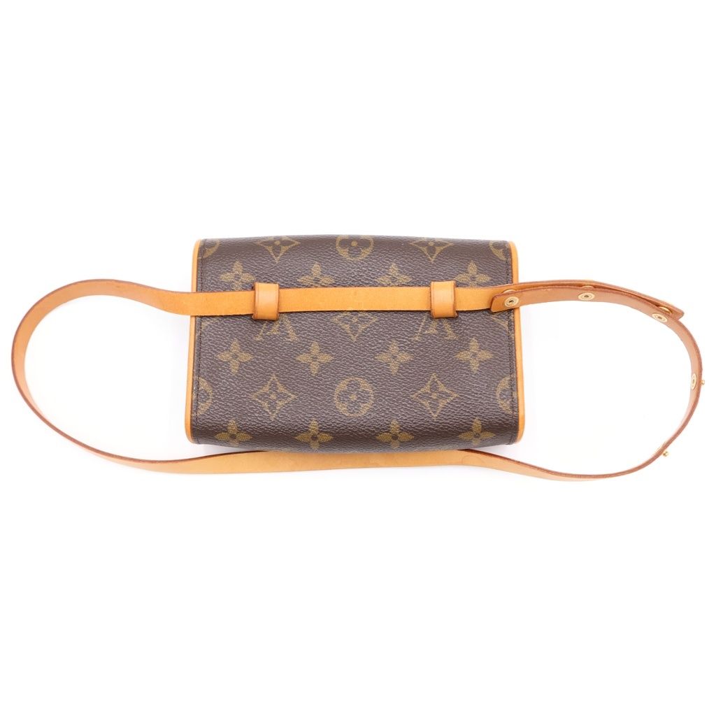 Louis Vuitton Monogram Pochette Florentine Waist Bag Leather Brown — view 2