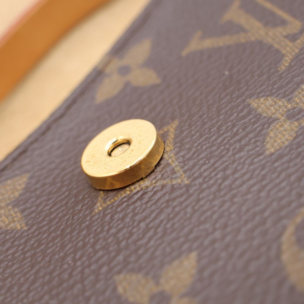 Louis Vuitton Monogram Pochette Florentine Waist Bag Leather Brown — view 8
