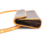 Louis Vuitton Monogram Pochette Florentine Waist Bag Leather Brown — view 3