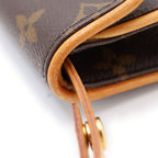 Louis Vuitton Monogram Pochette Florentine Waist Bag Leather Brown — view 7