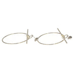 Hermes Loop MM Hoop Earrings 925 Sterling Silver — view 4