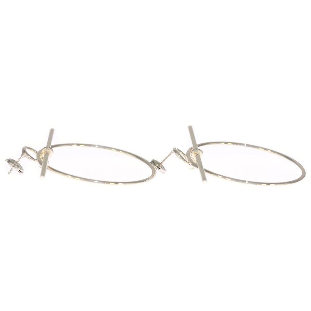 Hermes Loop MM Hoop Earrings 925 Sterling Silver — view 3