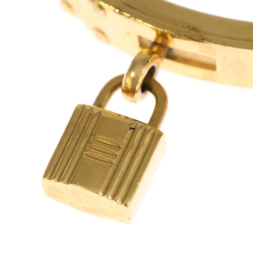 Hermes Kelly Bangle Bracelet Gold Black — view 6