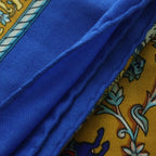 Hermes Carre 140 Indian Hunting Cashmere Scarf Blue — view 4