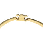 Celine Triomphe Articulate Bracelet White Gold — view 5