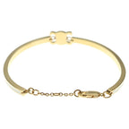 Celine Triomphe Articulate Bracelet White Gold — view 2