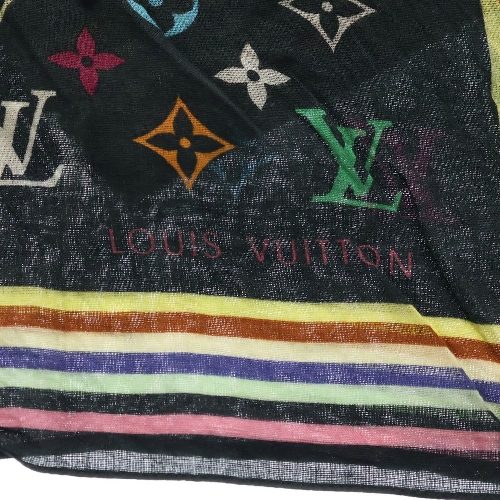 Louis Vuitton Monogram Multicolor Cotton Scarf Bandana — view 2
