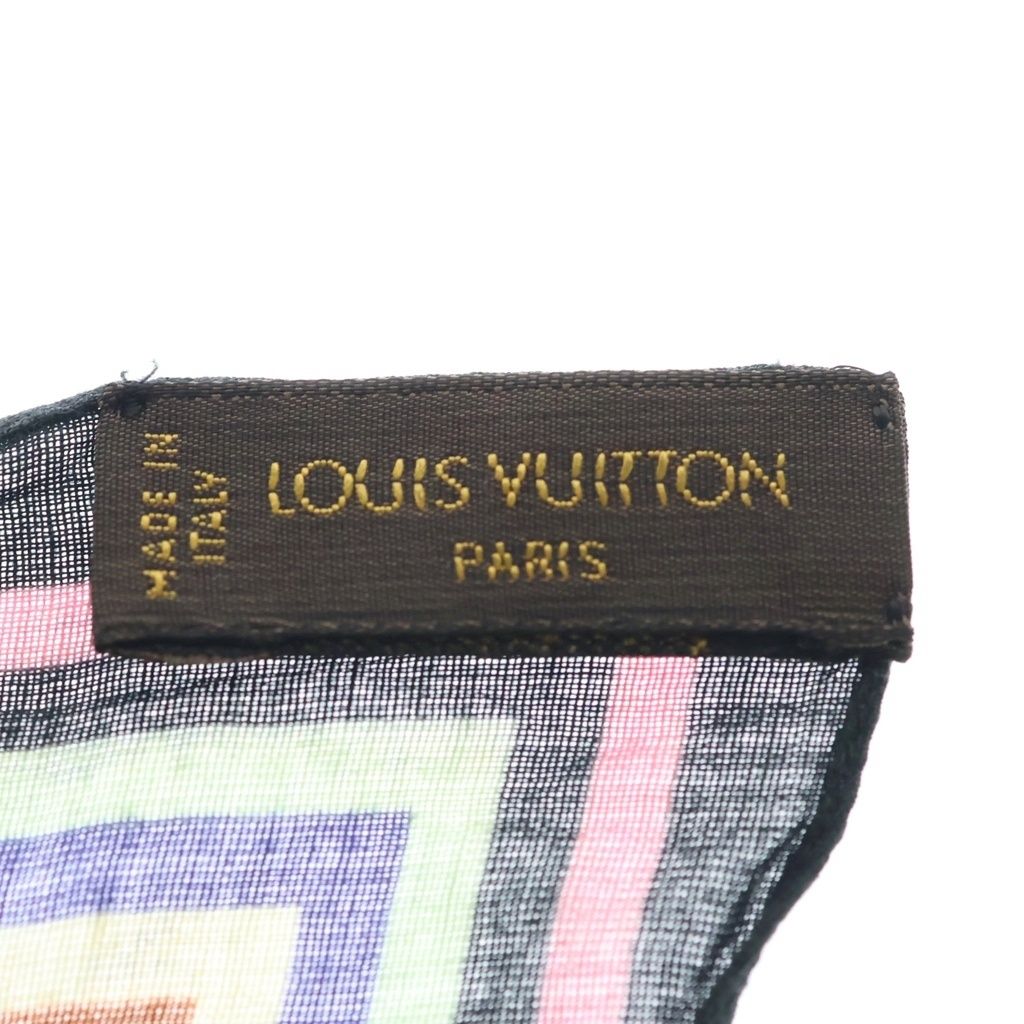 Louis Vuitton Monogram Multicolor Cotton Scarf Bandana — view 4