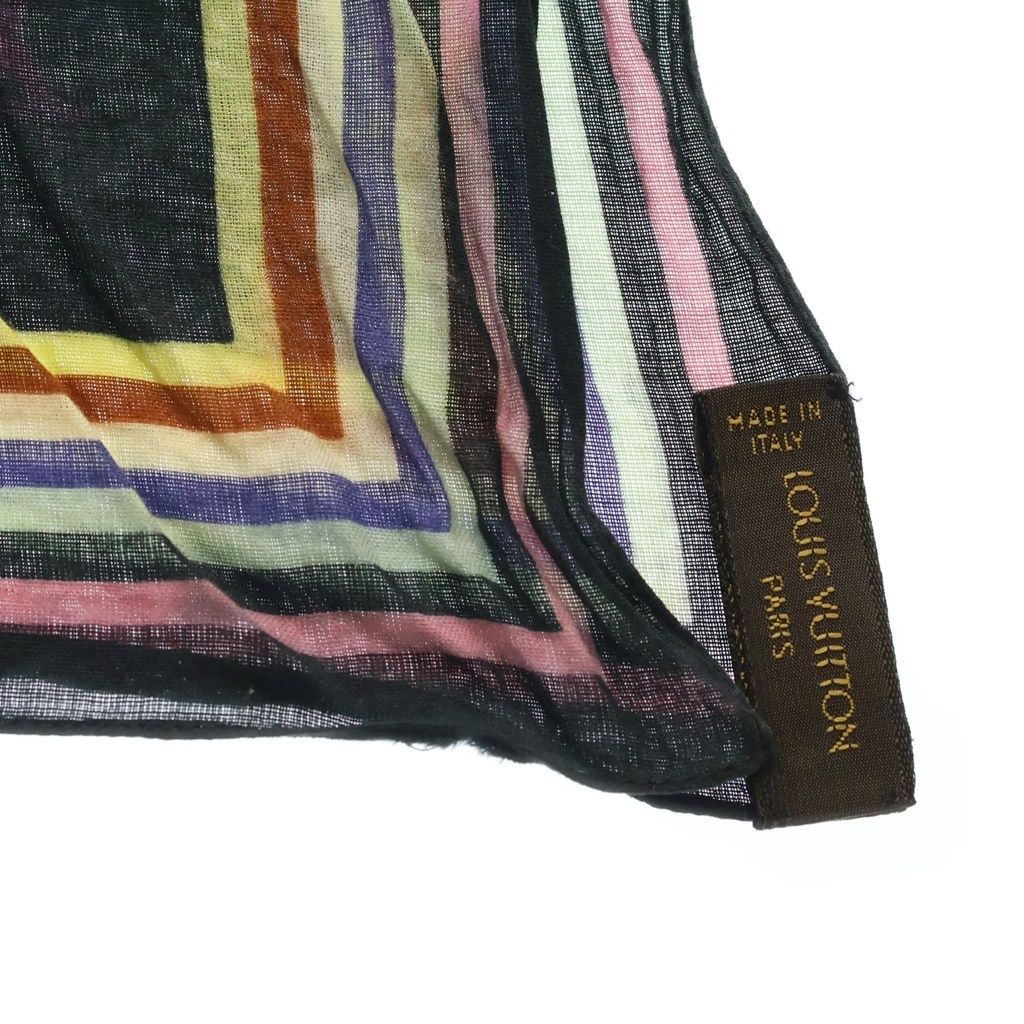 Louis Vuitton Monogram Multicolor Cotton Scarf Bandana — view 3