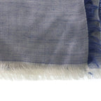 Louis Vuitton Shawl Steamer Cashmere Blend Large Blue Scarf — view 3