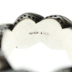 Gucci Garden Twist GG Logo Ring Silver — view 6