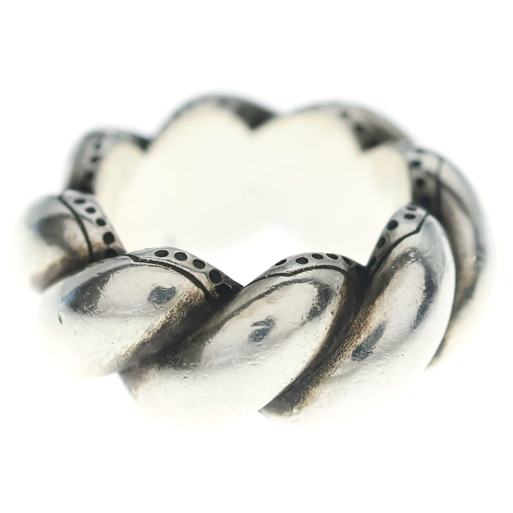 Gucci Garden Twist GG Logo Ring Silver — view 4