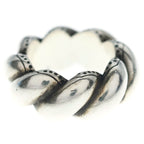 Gucci Garden Twist GG Logo Ring Silver — view 4