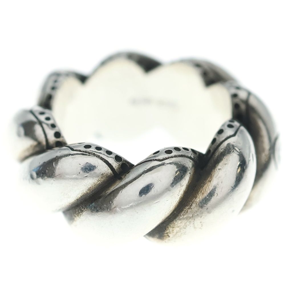 Gucci Garden Twist GG Logo Ring Silver — view 3