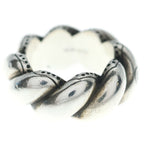 Gucci Garden Twist GG Logo Ring Silver — view 3