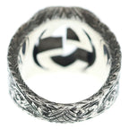 Gucci Interlocking Arabesque Ring Silver — view 2