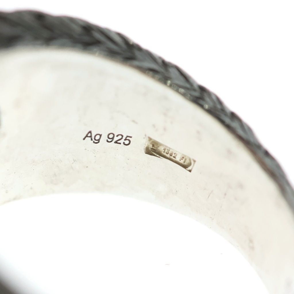 Gucci Interlocking Arabesque Ring Silver — view 6