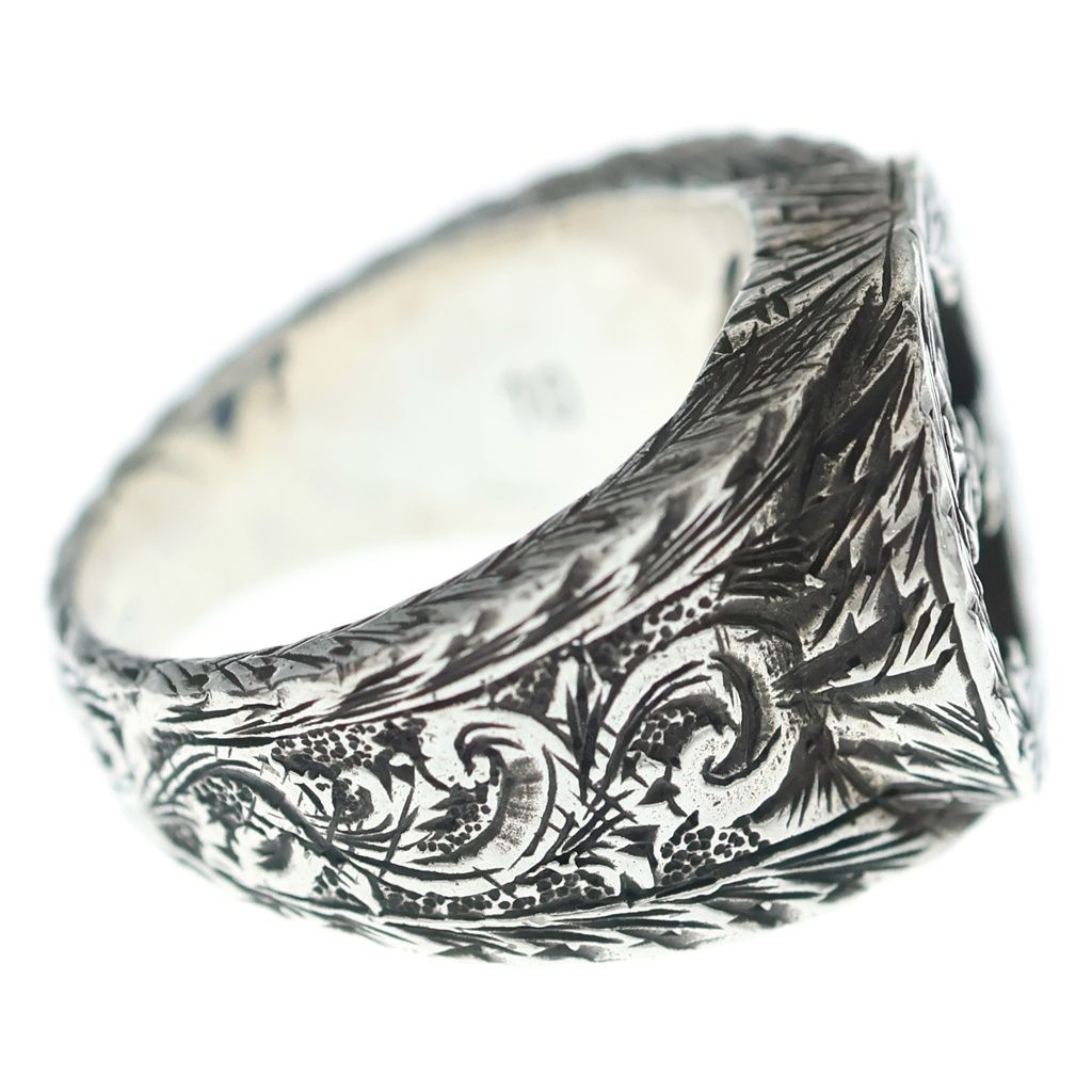 Gucci Interlocking Arabesque Ring Silver — view 3