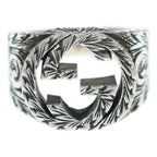 Gucci Interlocking Arabesque Ring Silver — view 4