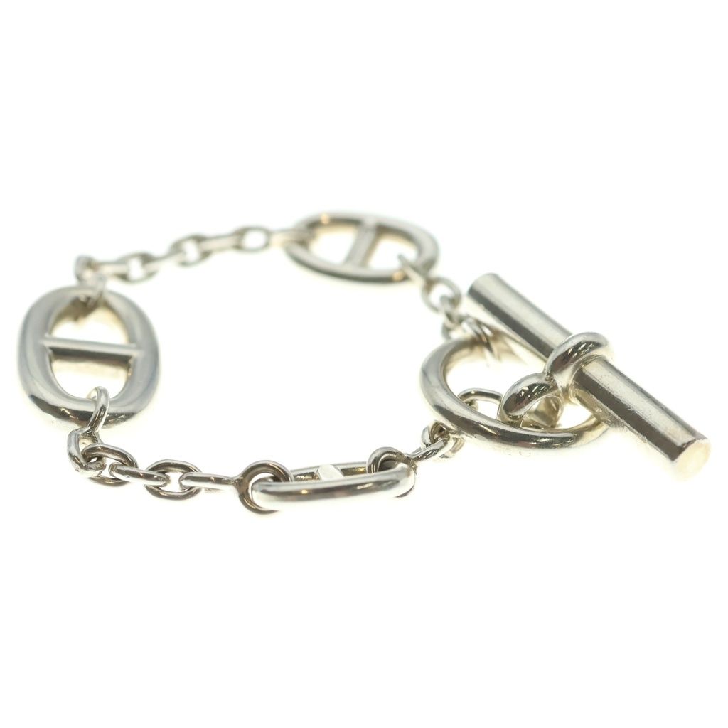 Hermes Chaine D'ancre Farandole ST Chain Bracelet Silver — view 3