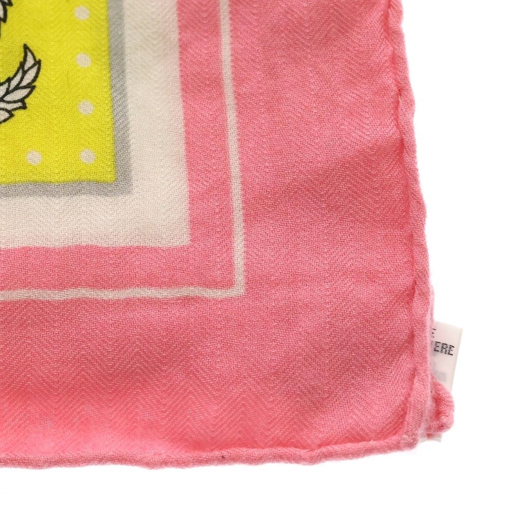 Hermes Carre Sailor Tattoo Large Silk Scarf Shawl Pink