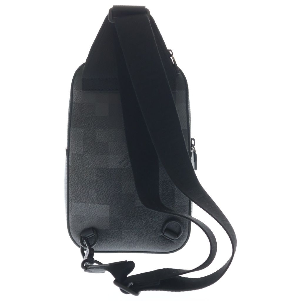 Louis Vuitton Camouflage Avenue Sling Bag PM Leather Black — view 2