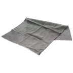 Dior Logo Cashmere Fringe Shawl Scarf Gray