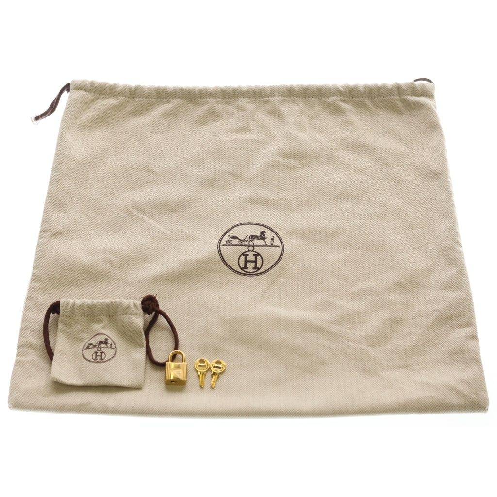 Hermes Picotin Lock MM Taurillon Clemence Gold Handbag Nata Ivory — view 8