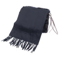 Fendi Cashmere Fur Shawl Scarf Black