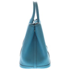 Hermes Garden Party 30 TPM Negonda Handbag Turquoise Silver Blue — view 3