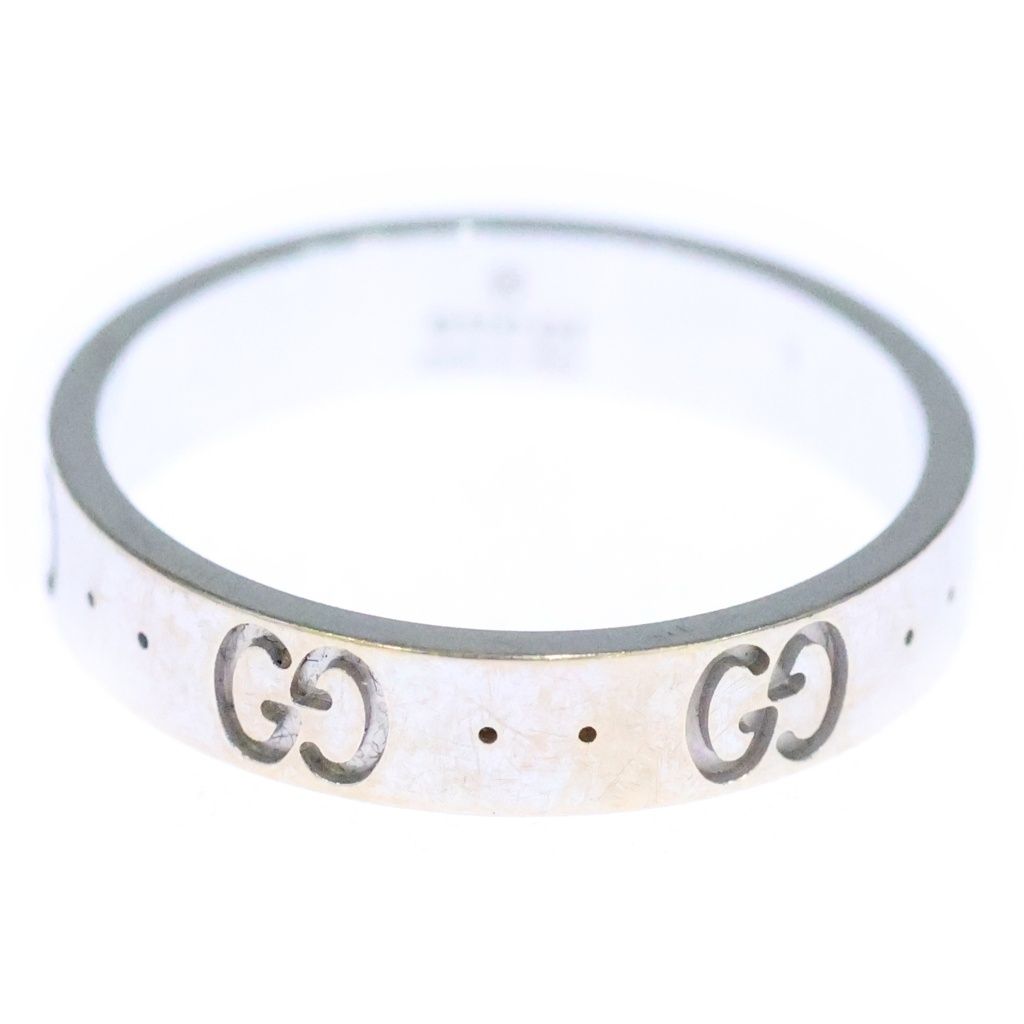 Gucci Icon 18k White Gold Ring