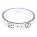 Gucci Icon 18k White Gold Ring