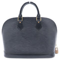 Louis Vuitton Epi Alma PM Handbag Black Noir Leather Gold