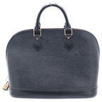 Louis Vuitton Epi Alma PM Handbag Black Noir Leather Gold — view 2