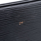 Louis Vuitton Epi Alma PM Handbag Black Noir Leather Gold — view 8