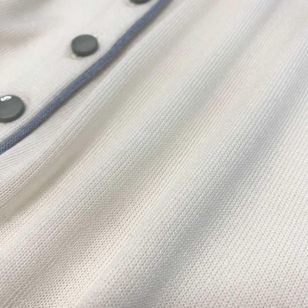 Dior Eg8 Long Sleeve Knit Cardigan CD Logo Bicolor L White — view 6