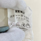 Dior Eg8 Long Sleeve Knit Cardigan CD Logo Bicolor L White — view 8