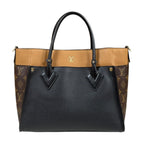 Louis Vuitton on My Side MM Monogram Shoulder Bag Leather Black — view 3