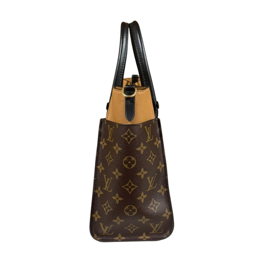 Louis Vuitton on My Side MM Monogram Shoulder Bag Leather Black — view 4