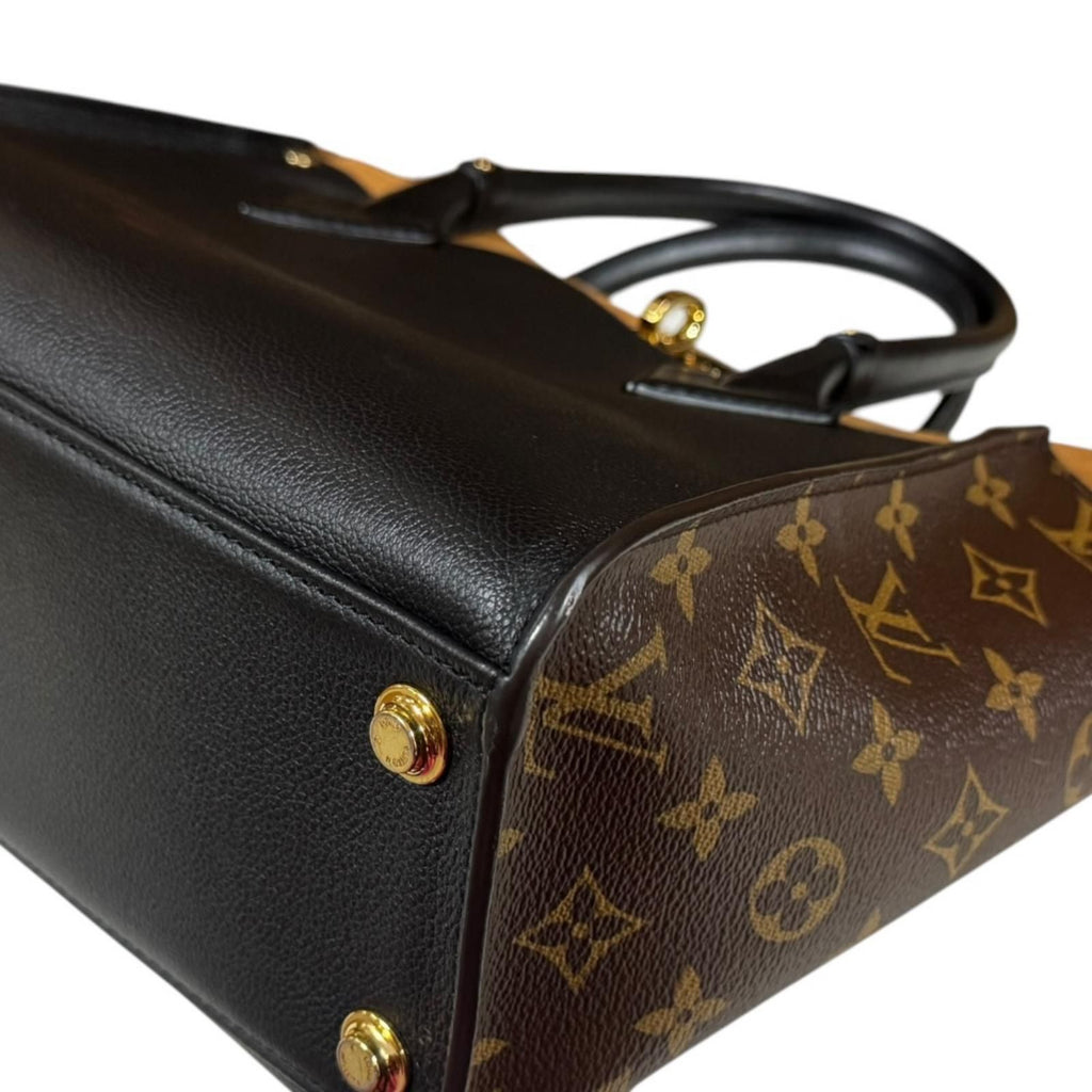 Louis Vuitton on My Side MM Monogram Shoulder Bag Leather Black — view 7