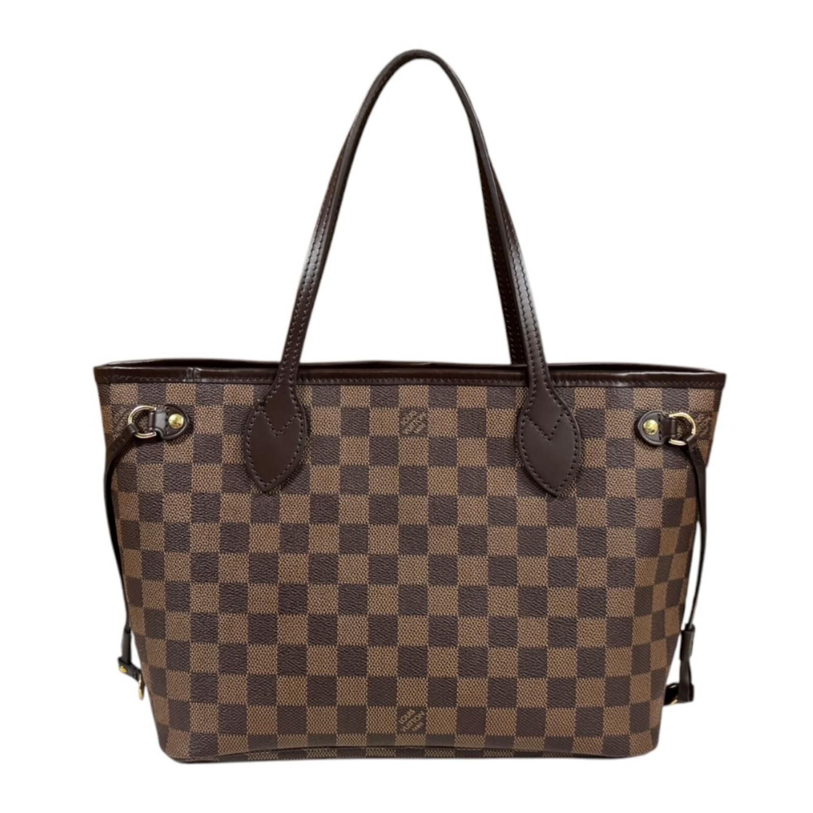 Louis Vuitton Neverfull PM Damier Tote Canvas Brown — view 3