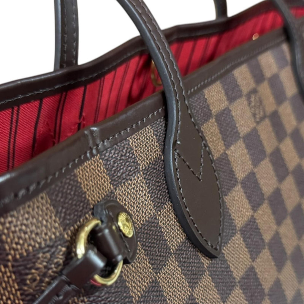 Louis Vuitton Neverfull PM Damier Tote Canvas Brown — view 7