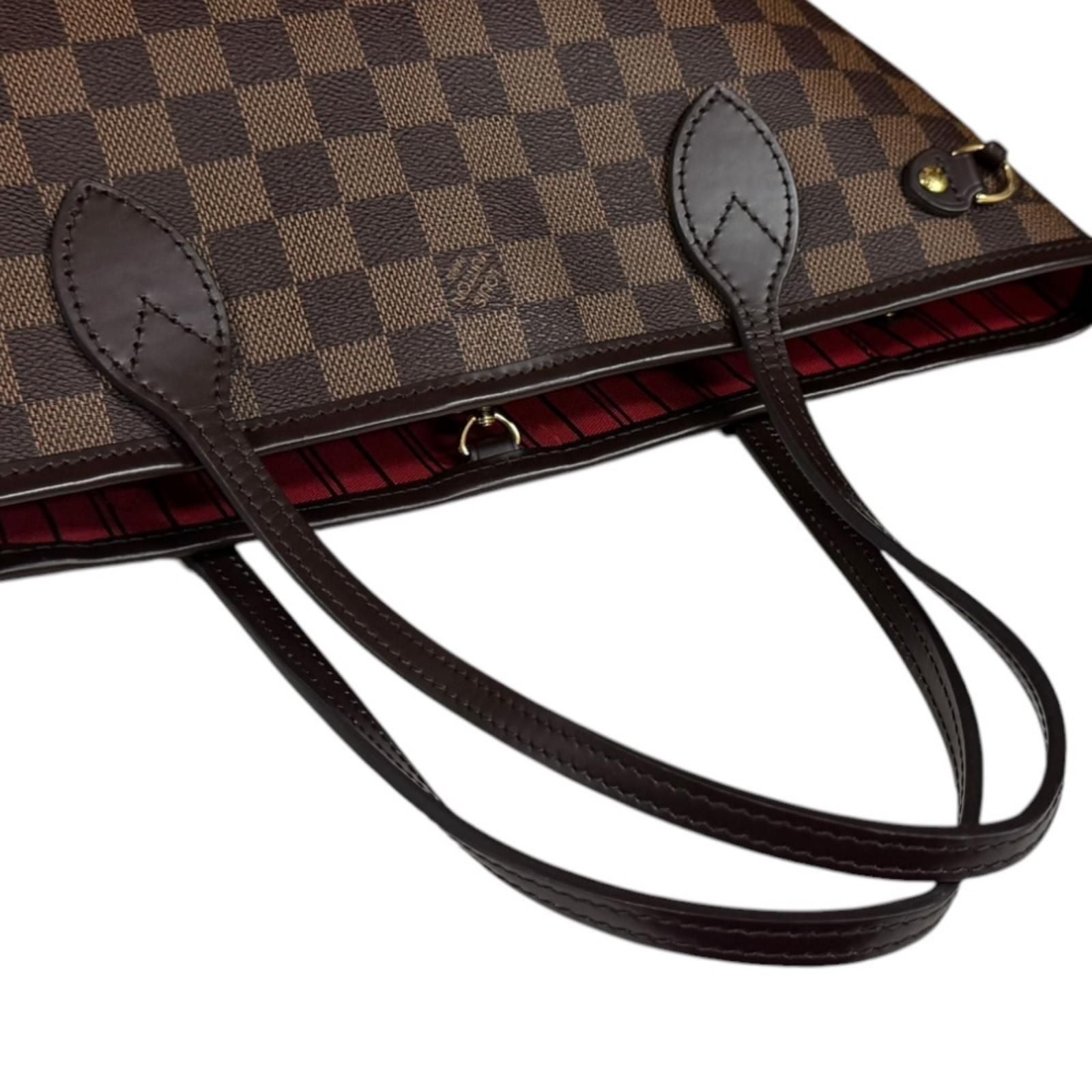 Louis Vuitton Neverfull PM Damier Tote Canvas Brown — view 8