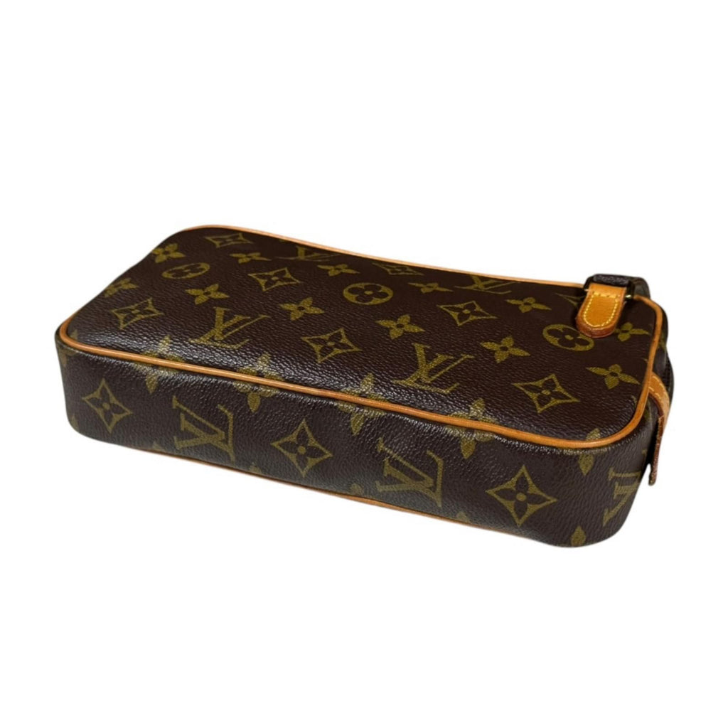 Louis Vuitton Pochette Maroulis Bandouliere Monogram Shoulder Bag Canvas Brown — view 5