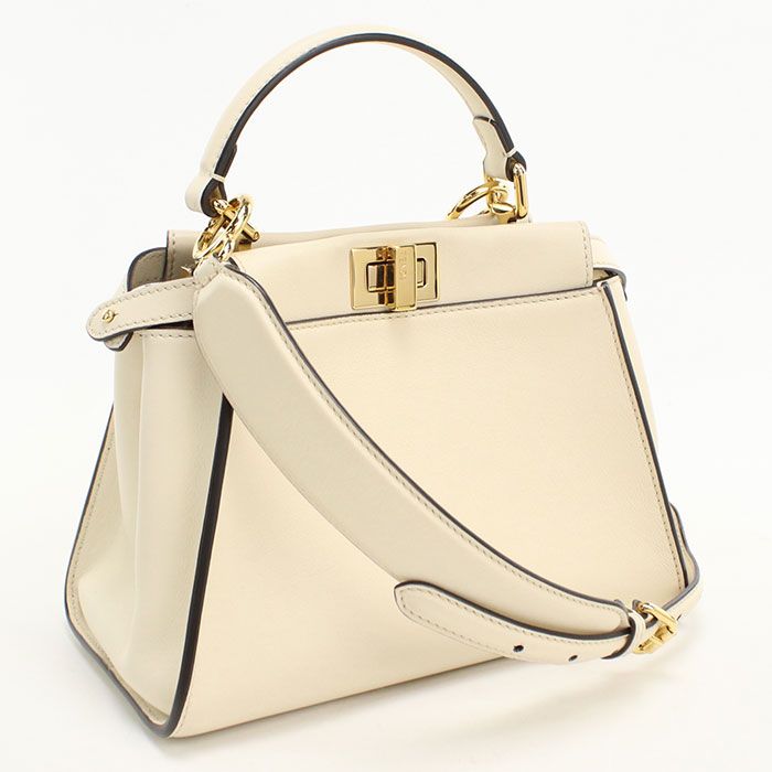 Fendi 2-Way Peekaboo Mini Fidue Handbag Calf